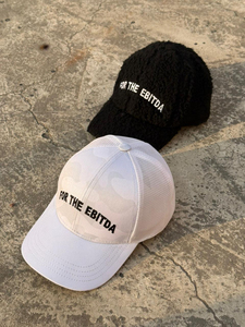 The EBITDA Embroidered Fleece Baseball <b>Cap</b> Unisex Casual 6-Panel Hat Black Front Logo Fit 56-58CM - Product Image 2