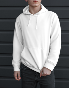 Sweats à capuche pour hommes en tissu polaire polyester-coton en 280 GSM - Product Image 6