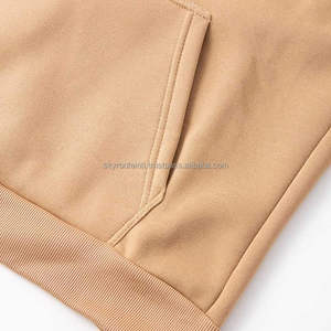 Sweat-shirts à capuche pour hommes de haute qualité du fabricant, 100 % coton biologique, à demi-zip, motif uni, col à capuche, numérisés - Product Image 5