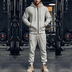 Ensembles de survêtements de sport d'été et d'automne de haute qualité, pull oversize ample, survêtements de jogging, ensembles de sweat-shirts à capuche et pantalons de jogging vierges - Product Image 2