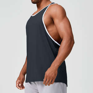 เสื้อกล้ามผู้ชายน้ำหนักเบา ราคาโรงงาน แฟชั่นเสื้อกล้ามออกกำลังกาย เสื้อกล้ามวิ่ง เสื้อกล้ามผู้ชายสีตามสั่ง เสื้อผ้าฤดูหนาวผู้ชาย - Product Image 2