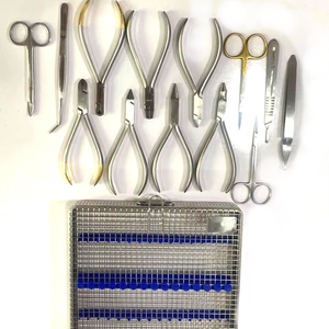 Juego de 13 Instrumentos Dentales de Ortodoncia Básica de Alta Calidad, Kit de Composite de Acero Inoxidable Plateado, Certificado CE - Product Image 4