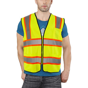 HBC Custom OSHA Type R Class 3 High Visibility Reflective Breathable Quick Dry Long Sleeve Pullover Hi Vis Safety <b>Overall</b> - Product Image 1