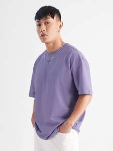 Camiseta Extra Grande para Hombre, 100% Algodón, Estilo Urbano, Corte Regular, Camiseta Lisa para Impresión Personalizada, Ecológica y Transpirable - Product Image 5