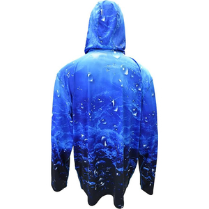 <b>Men's</b> Fishing Hoodie with UPF 50+ Sun Protection Quick Dry 100% Polyester for Active Outdoor Enthusiasts - Product Image 2