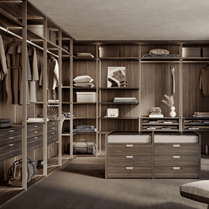 JY Project Custom Luxury Modern Wooden <b>Wardrobe</b> OEM Design Bedroom Dressing Room Walk-in Closet Functional Hardware Wholesale - Product Image 4