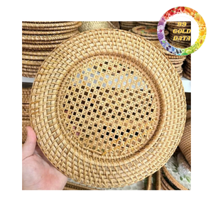 Eco friendly rattan placemat handmade woven <b>table</b> <b>mat</b> for dining <b>table</b> home decoration - Product Image 5