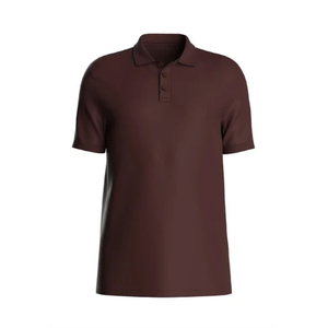 Camiseta Polo Deportiva de Algodón Liso al por Mayor con Logotipo Personalizado, Unisex de Alta Calidad para Hombre, Estilo de Costura - Product Image 1