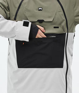 Veste de ski/salopette de ski pour homme 2026, vert/noir, hiver, isolée, chaude, imperméable 20k mm, pour la randonnée et le ski - Product Image 5