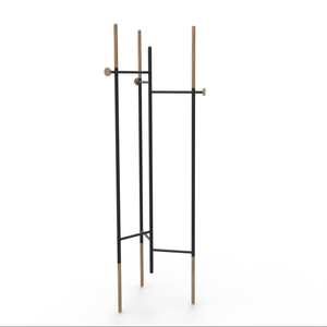 Modern Metal Standing Hanger Coat <b>Rack</b> for Living Room and Apartment - Product Image 1