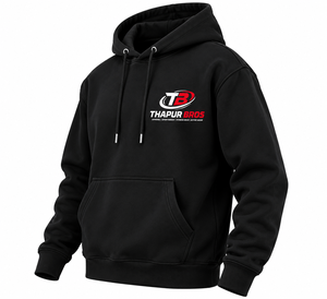 Sweat-shirt à capuche personnalisé de qualité supérieure, 280 GSM, coupe classique, mélange de coton, poche kangourou, pour hommes, vêtements décontractés, vente en gros - Product Image 3