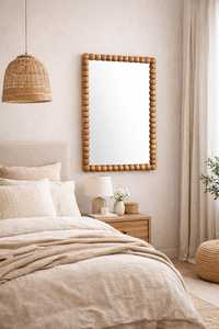 Modern Decorative Mosaic <b>Mirror</b> with Customizable Color Orange/Terracotta - Product Image 4