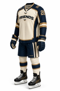 High Quality Fully Dye Sublimation Ice Hockey Uniform Unisex Customized Color 100% Polyester Quick Dry Breathable Uniforms - Product Image 4