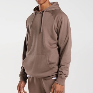 Sweat à capuche fitness respirant pour hommes de haute qualité 100% coton pull blanc sweat à capuche de gymnastique pour hommes - Product Image 5