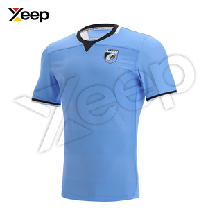 เสื้อฟุตบอลผู้ชาย XEEP รุ่นปรับแต่งได้ XC-SU-57 ผ้าโพลีเอสเตอร์ระบายอากาศดี พิมพ์ลายด้วยความร้อน แห้งเร็ว ทรงคลาสสิคเข้ารูป OEM - Product Image 1