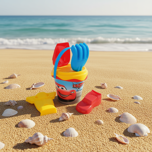 Ensemble de seau de plage IML D14cm avec 3 accessoires pour les jeux de plage et de sable - Product Image 3