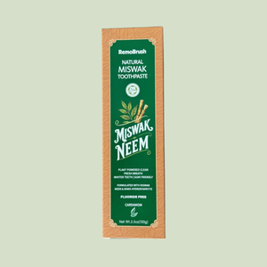 Pasta Dental Herbal Natural Anticaries con Miswak y Neem, Sabor a Cardamomo, para el Cuidado Bucal en el Hogar para Adultos - Product Image 6