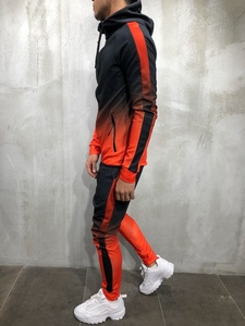 Trajes de pista para hombre, alta calidad, amarillo y negro, venta al por mayor - Product Image 2