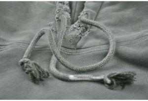 Sudaderas con capucha de algodón polar vintage desgastadas, sudaderas básicas con lavado ácido, sudaderas con capucha de mezcla de algodón de alto gramaje, sudaderas con capucha vintage desgastadas. - Product Image 5