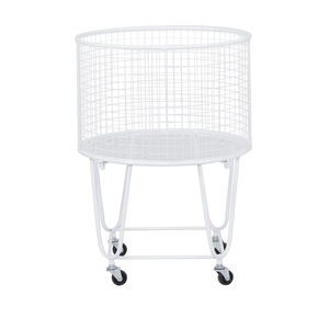 Panier de rangement en métal spacieux, organisateur multifonctionnel pour le rangement sur le comptoir de cuisine - Product Image 1