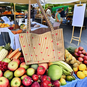 Bolso Tote de Algodón Acolchado de Color Sólido Hecho a Mano para Mujer - Elegante Bolso de Hombro para Compras - Product Image 4