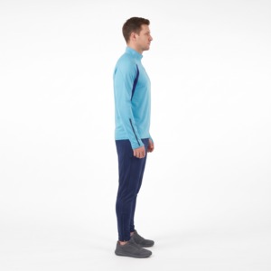 Conjunto Deportivo Premium de 2 Piezas para Hombre, con Franja Lateral en Contraste, Chaqueta con Cierre de 1/4, para Correr, Gimnasio, Otoño, Resistente al Viento - Product Image 3