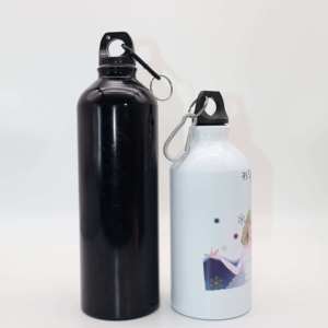 Bouteille en aluminium pur à 99,7 %, design personnalisé, réutilisable, haute qualité, pour le sport et les activités de plein air, avec bouchon à vis sécurisé, écologique. - Product Image 3