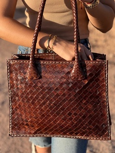 Premium Genuine Leather Fringe Handbag for Women – Vintage Boho Style Shoulder <b>Bag</b> with Tassels & <b>Studded</b> Detail - Product Image 5