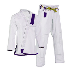 Precio al por mayor RTS, la mejor calidad, 450 g/m², Kimono de Jiu Jitsu Brasileño hecho a medida, Ropa de Artes Marciales para Luchadores de Karate AS-JJ-419 - Product Image 1