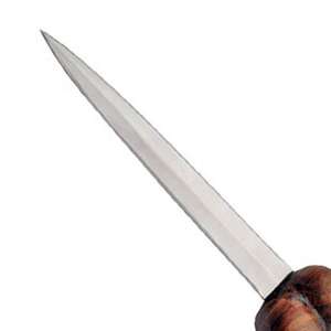 Couteau de cuisine Viking nordique médiéval personnalisé, fait main, en acier J2, manche en bois de rose, finition mate écologique, épaisseur 4,5 mm, avec étui en cuir – Vente chaude - Product Image 3