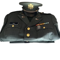 Uniforme complet de reproduction respirant pour homme, camouflage, grade 2e lieutenant de signalisation, personnel américain du XXe siècle, pour reconstitutions historiques