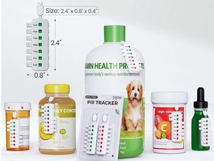 Organisateur de pilules portable hebdomadaire avec rappel de médicaments et compartiment de rangement pour vitamines pour usage quotidien - Product Image 3