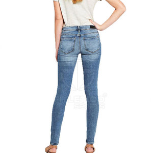 Jeans de Mezclilla Personalizados para Hombre y Mujer – Jeans Casuales de Corte Recto y Cintura Media 100% Algodón para Venta al Por Mayor - Product Image 3