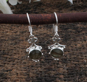 Pendientes de Ojo de Tigre Natural, Plata de Ley 925, Pendientes Colgantes con Piedras Preciosas Marrones, Pendientes de Ojo de Tigre para Hombre, Fabricante Mayorista de Joyería - Product Image 5