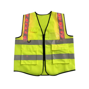 <b>Waterproof</b> HVisibility <b>Work</b> Reflective Clothing Signal Traffic Safety Vest Multi Pockets Construction <b>Work</b> Clothes Safety Vest - Product Image 1