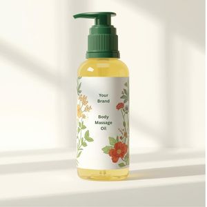 Aceite de Masaje Corporal 100% Puro y Orgánico, Certificado GMP, Aceite Hidratante y Nutritivo del Fabricante, Certificado MSDS, Manteca Corporal Personalizada - Product Image 5