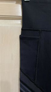 Women's High Waist Solid <b>Green</b> Yoga <b>Leggings</b> Full Length Seamless Elastic Waist Pants - Product Image 4