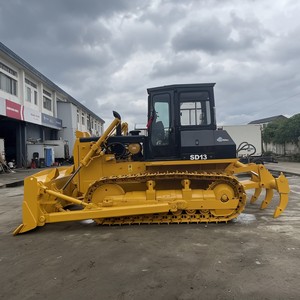 Bulldozer pequeño de cadenas Shantui SD13 de 130 hp de alto rendimiento y confiable para sitios de construcción estrechos. - Product Image 1
