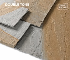 Arena <b>Stone</b> Double Tone Brushed Sandstone Paving <b>Stone</b>-Cut-to-Size Traditional Design Outdoor Patio Walkway Courtyard 5+ Year - Product Image 1