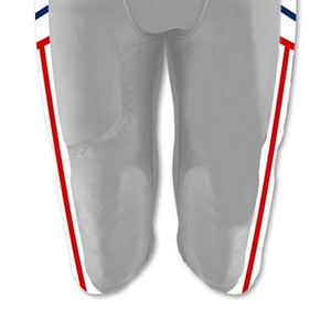 Custom American <b>Football</b> Jersey Men's <b>White</b> Blue Red Sublimated Print Moisture Wicking Durable Polyester Short Sleeve Regular - Product Image 5