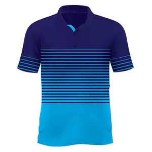 เสื้อโปโลผู้ชายผ้าฝ้าย 100% พิมพ์ลายแบบซับลิเมชั่น ทรงหลวม สไตล์หลากหลาย ราคาขายส่ง สินค้ามาใหม่ เสื้อยืดที่ดีที่สุดสำหรับผู้ชาย - Product Image 2