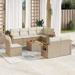 Set Divano da Giardino Beige - Product Image 1