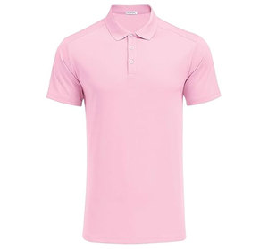 Camisetas de Golf para Hombre de Secado Rápido, Manga Corta, Cuello Camisero, Corte Ajustado, Estampado Casual, Elegante, 100% Algodón, Antiarrugas, Polos - Product Image 2