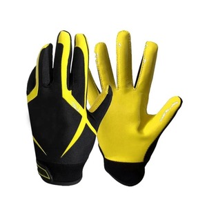 <b>Black</b> Gold PU Leather Batting Gloves Durable <b>Hook</b> And Loop Closure Unisex Adult Training Gloves Non-Slip Grip Training Gloves - Product Image 4