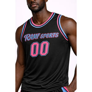 Maillot de basket-ball blanc personnalisable pour jeunes et hommes, nouvelle combinaison de couleurs sublimées, taille plus, logo personnalisé - Product Image 1