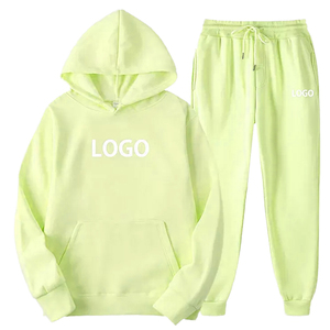 ชุดวอร์มผู้หญิงแบบสองชิ้นสำหรับฤดูหนาว ผ้ากันลม แบบกลับด้านได้ มีเชือกผูก ปรับได้ สีพื้น เรียบง่าย สไตล์ลำลอง พร้อมฮู้ดและกางเกงขายาว จากผู้ผลิต - Product Image 1