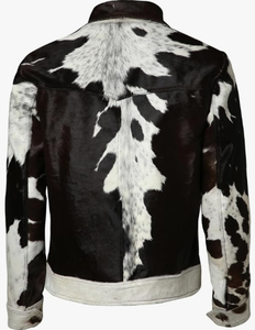 Veste en cuir PU de luxe unisexe pour coiffeur, imprimé vache personnalisé, coupe-vent, anti-UV, streetwear - Product Image 2