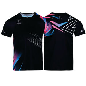 Loki Wholesale R6 Quick-dry Breathable <b>Table</b> <b>Tennis</b> Badminton Jersey Summer Short Sleeve Gym Unisex V-neck Spandex Mesh - Product Image 3