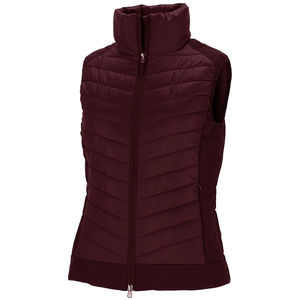 Chaleco Acolchado de Lona para Invierno con Cremallera, Logotipo Personalizado, Ropa Urbana, Abrigo sin Mangas de Moda, Gilet Ecuestre para Mujer - Product Image 3