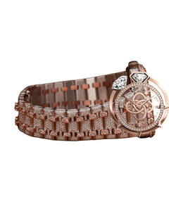 Men's Luxury Moissanite <b>Diamond</b> <b>Watch</b> Full Pave Handset VVS Stones Bracelet <b>Watch</b> - Product Image 2